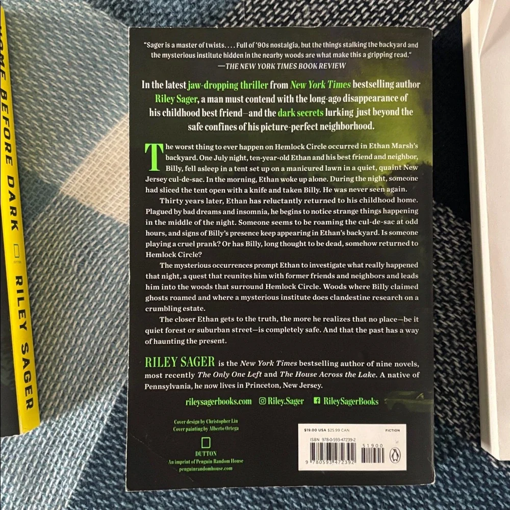 Riley Sager Book Set - Green, Blue Covers - Picture 6 of 7